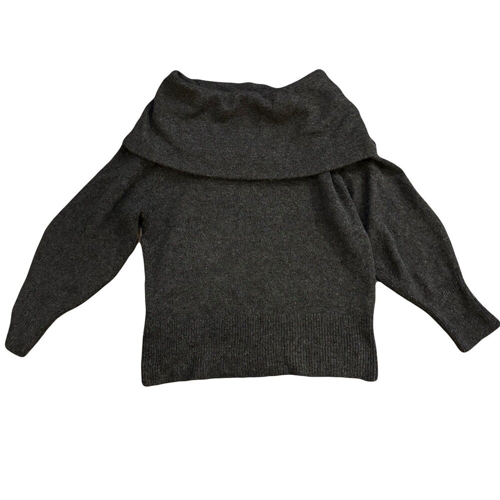Beach Lunch Lounge Sz Large Priscilla Gray Sweater Boatneck Pullover